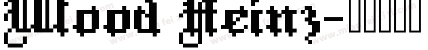 Wood Heinz字体转换